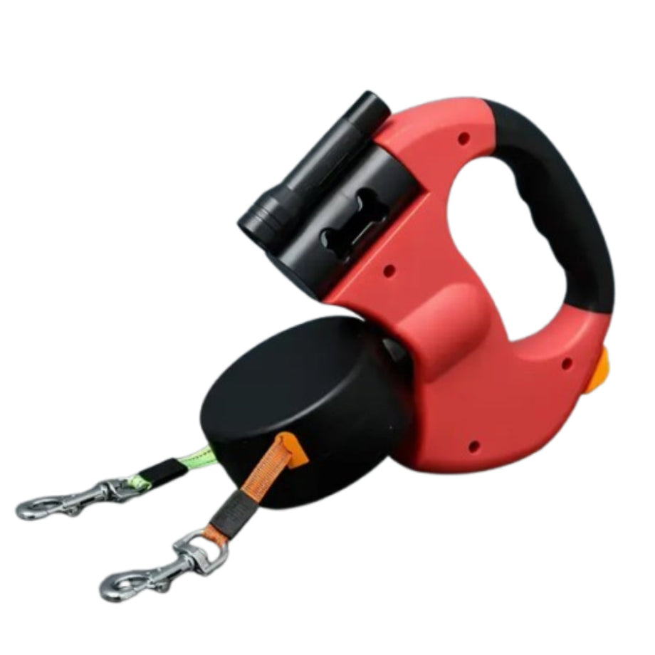 RETRACTABLE DUAL-DOG LEASH